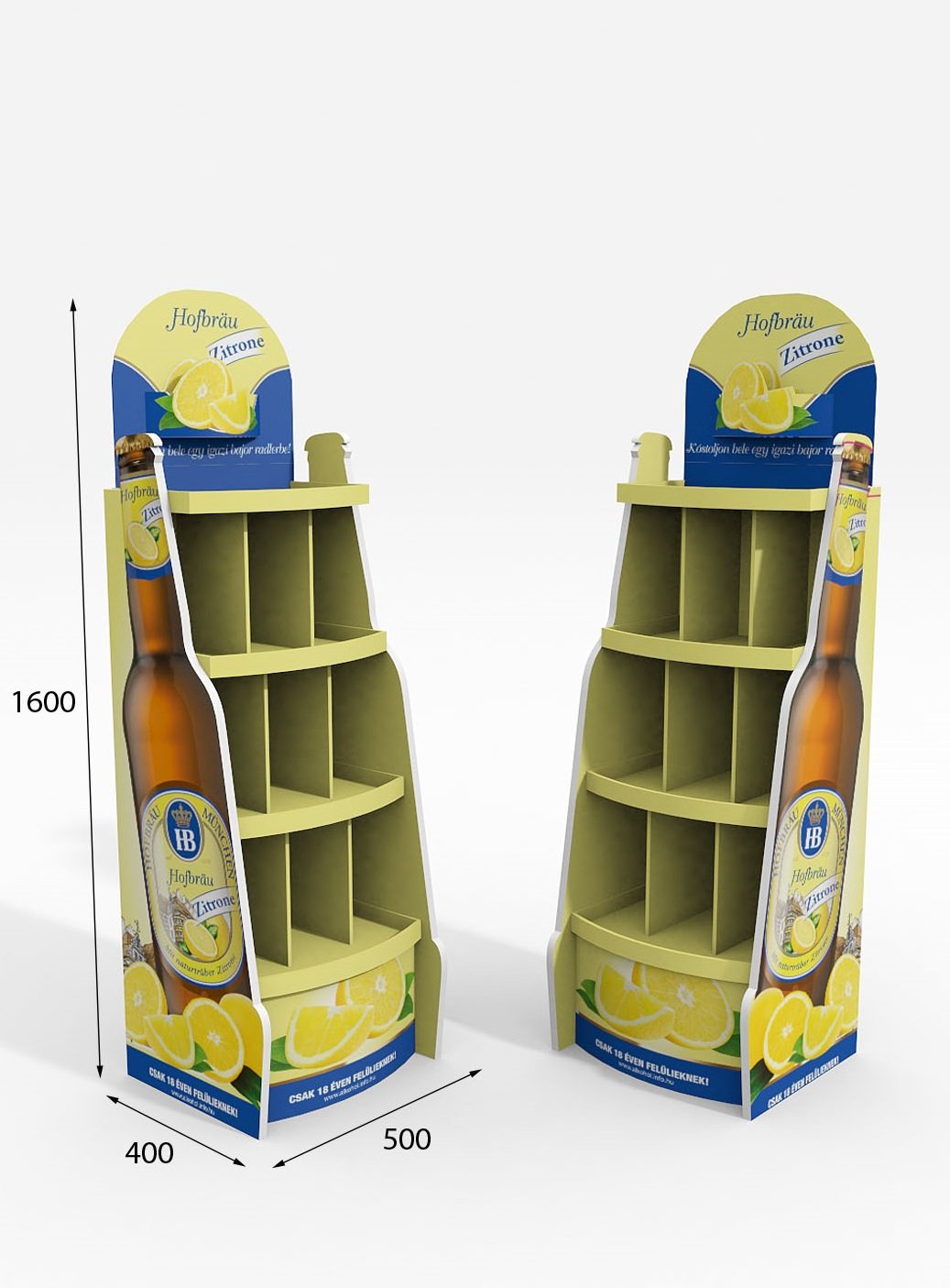 Csapott oldalas display 3D elemmel