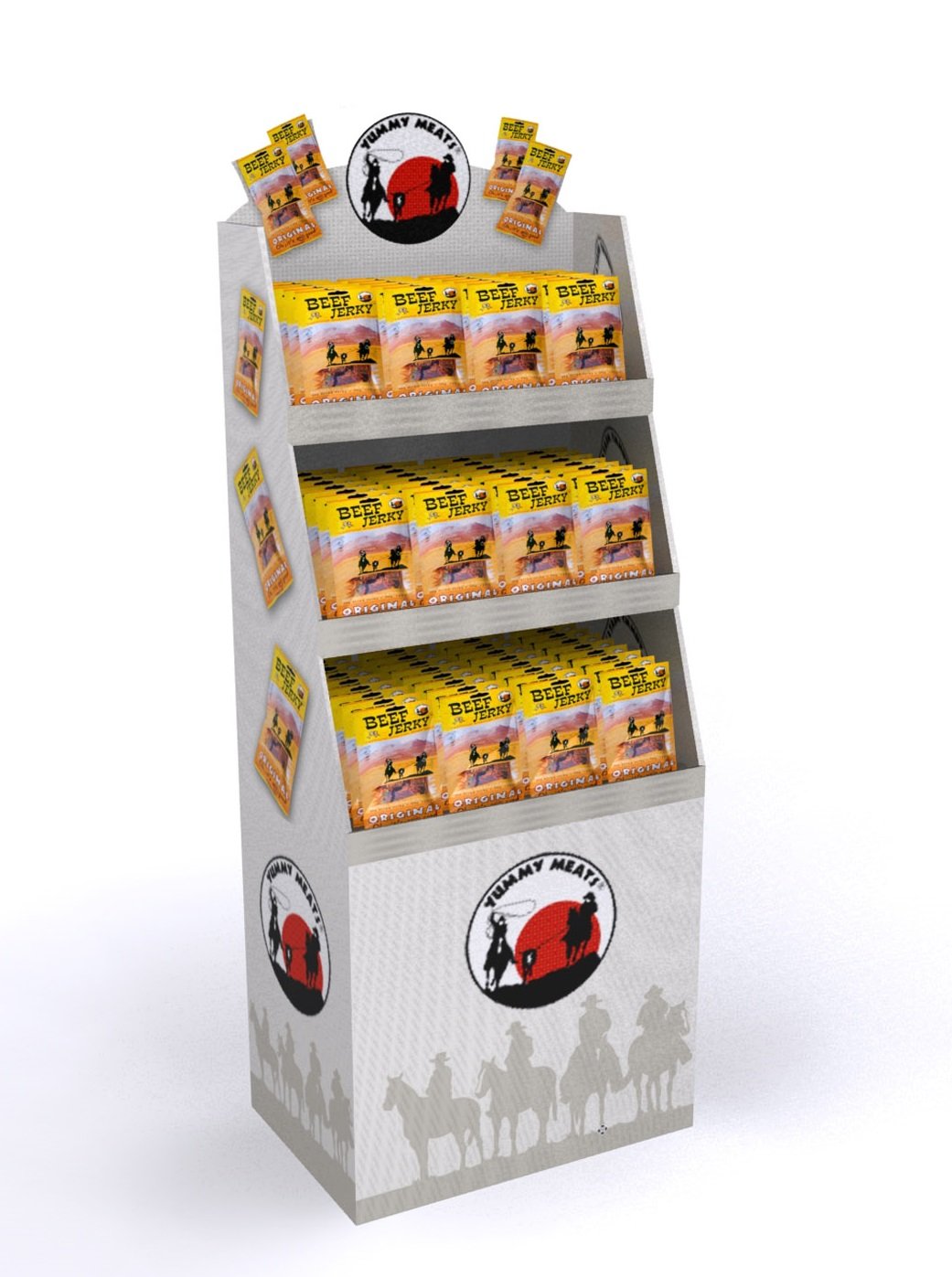 Csapott oldalas display